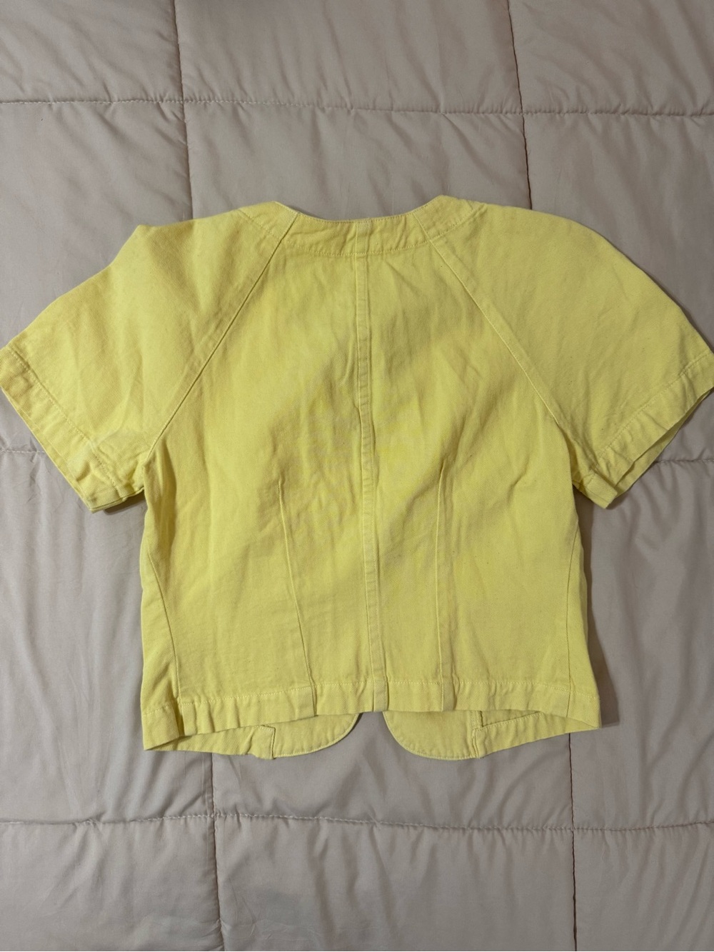 Michael & Boris Milano Italian Yellow Cropped Jacket - Picture 6 of 6
